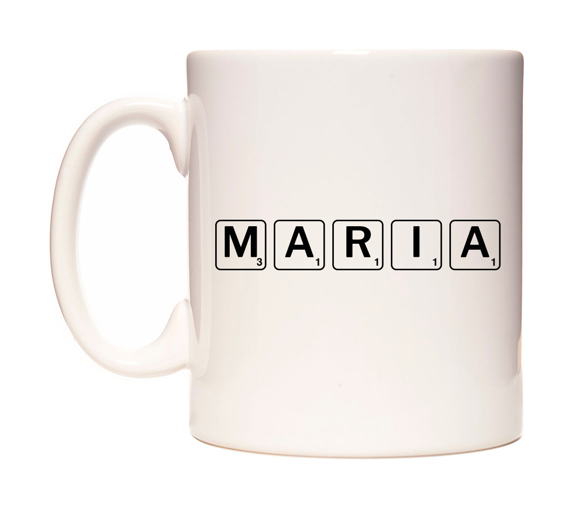 Maria - Scrabble Themed Mug