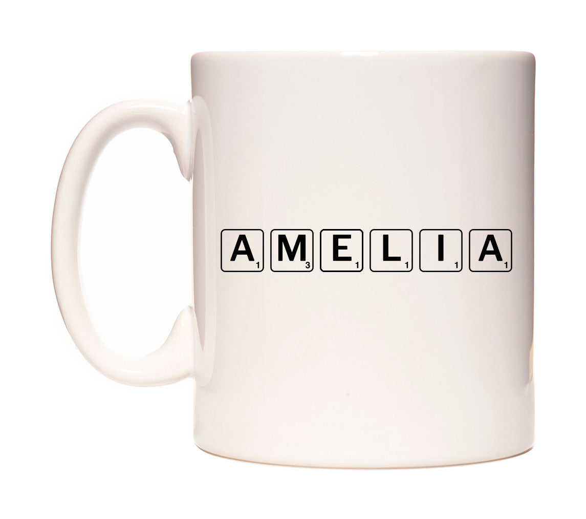 Amelia - Scrabble Themed Mug