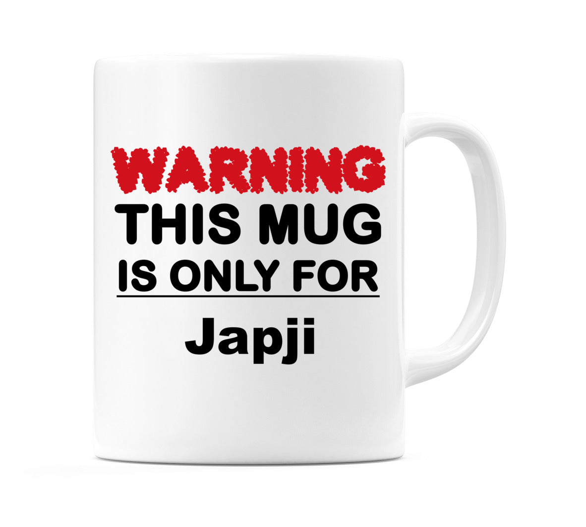Warning This Mug is ONLY for Japji Mug