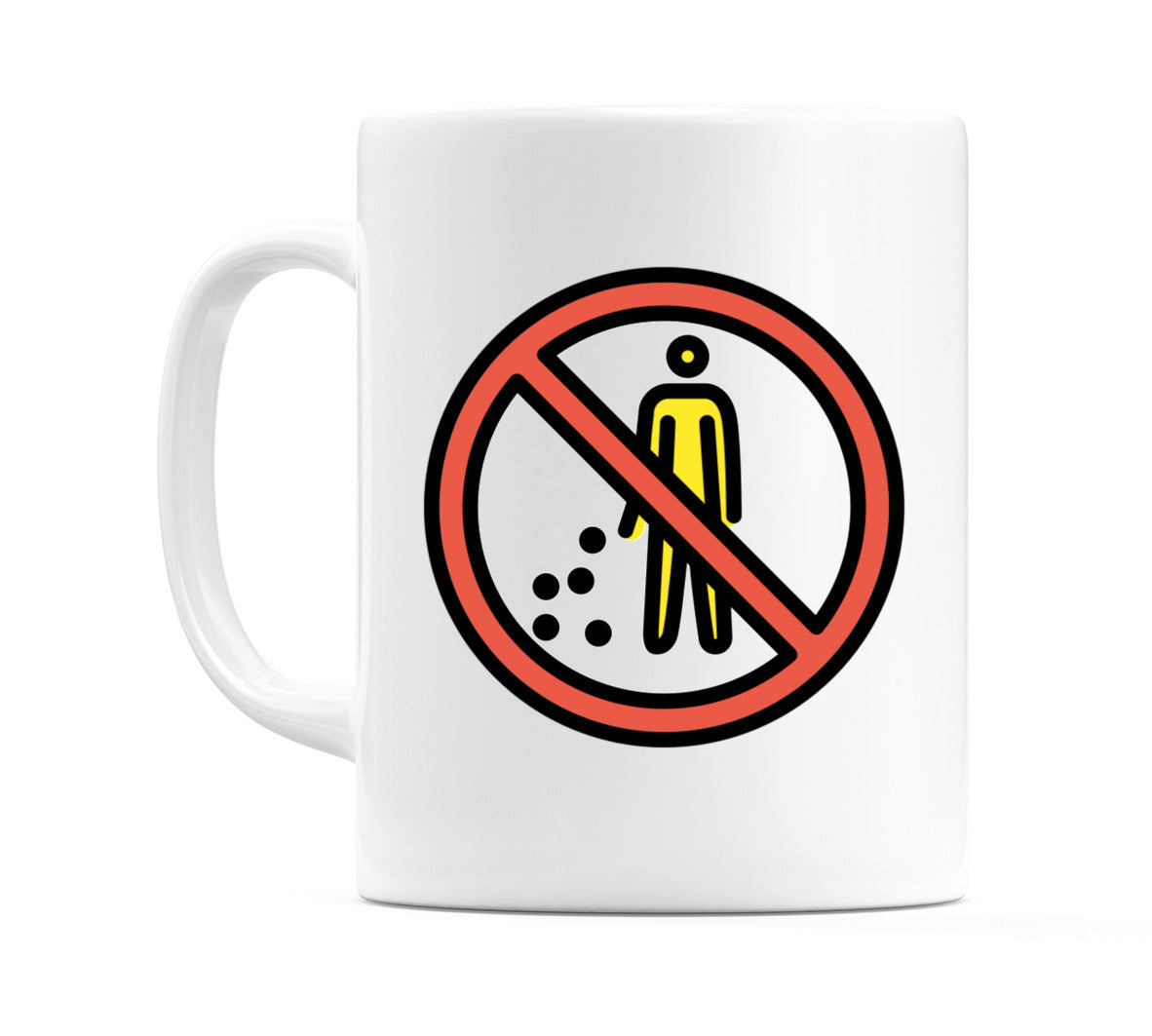 No Littering Emoji Mug
