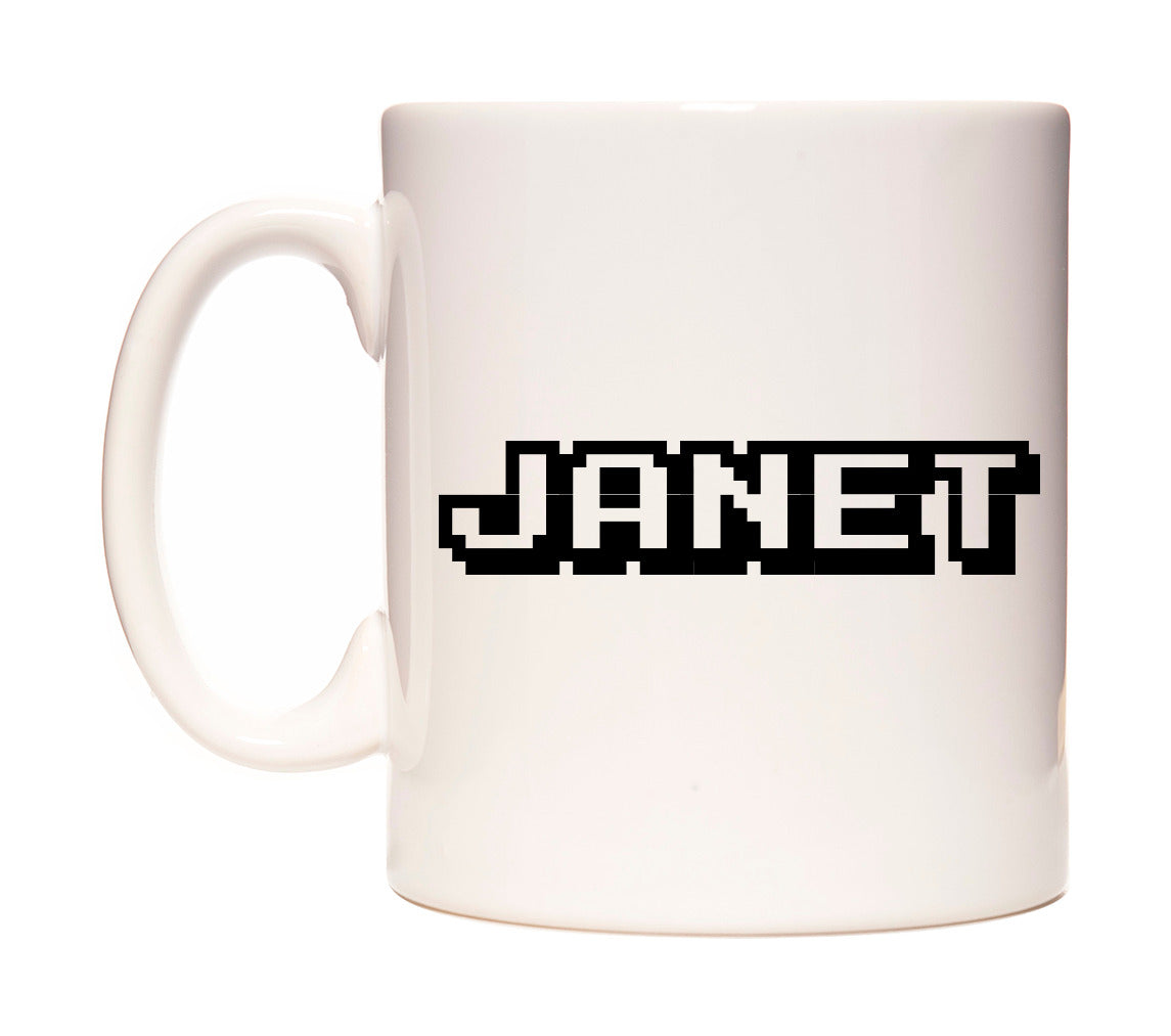 Janet - Arcade Themed Mug