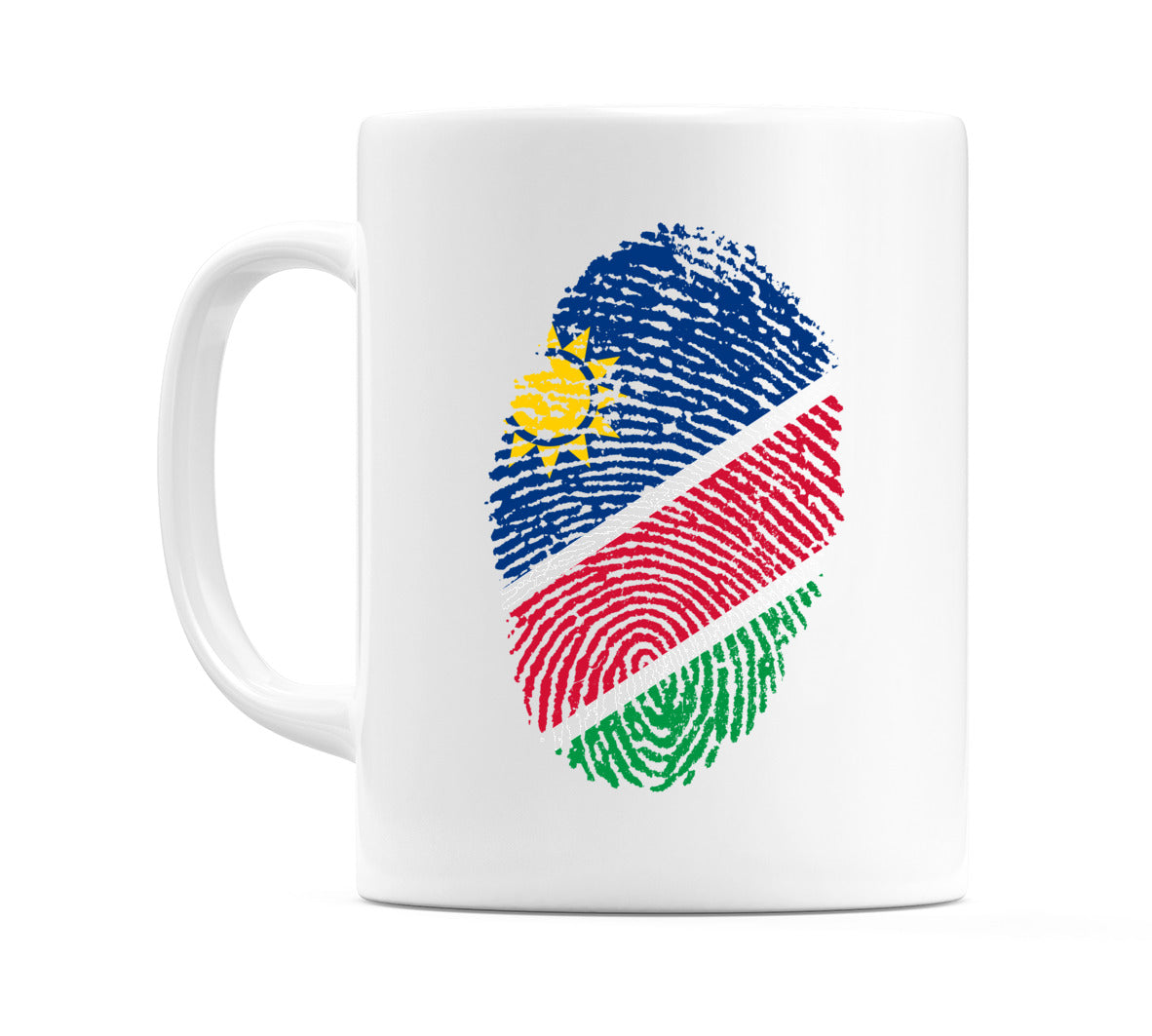 Namibia Finger Print Flag Mug