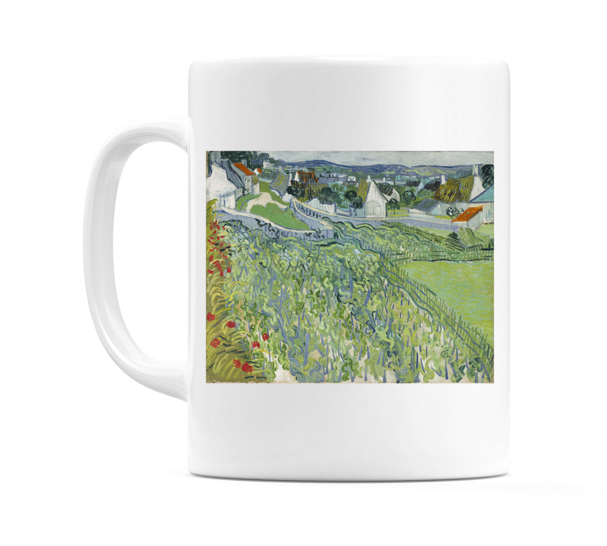 Vineyards at Auvers (1890) Mug