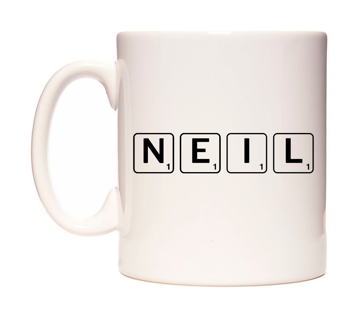 Neil - Scrabble Themed Mug
