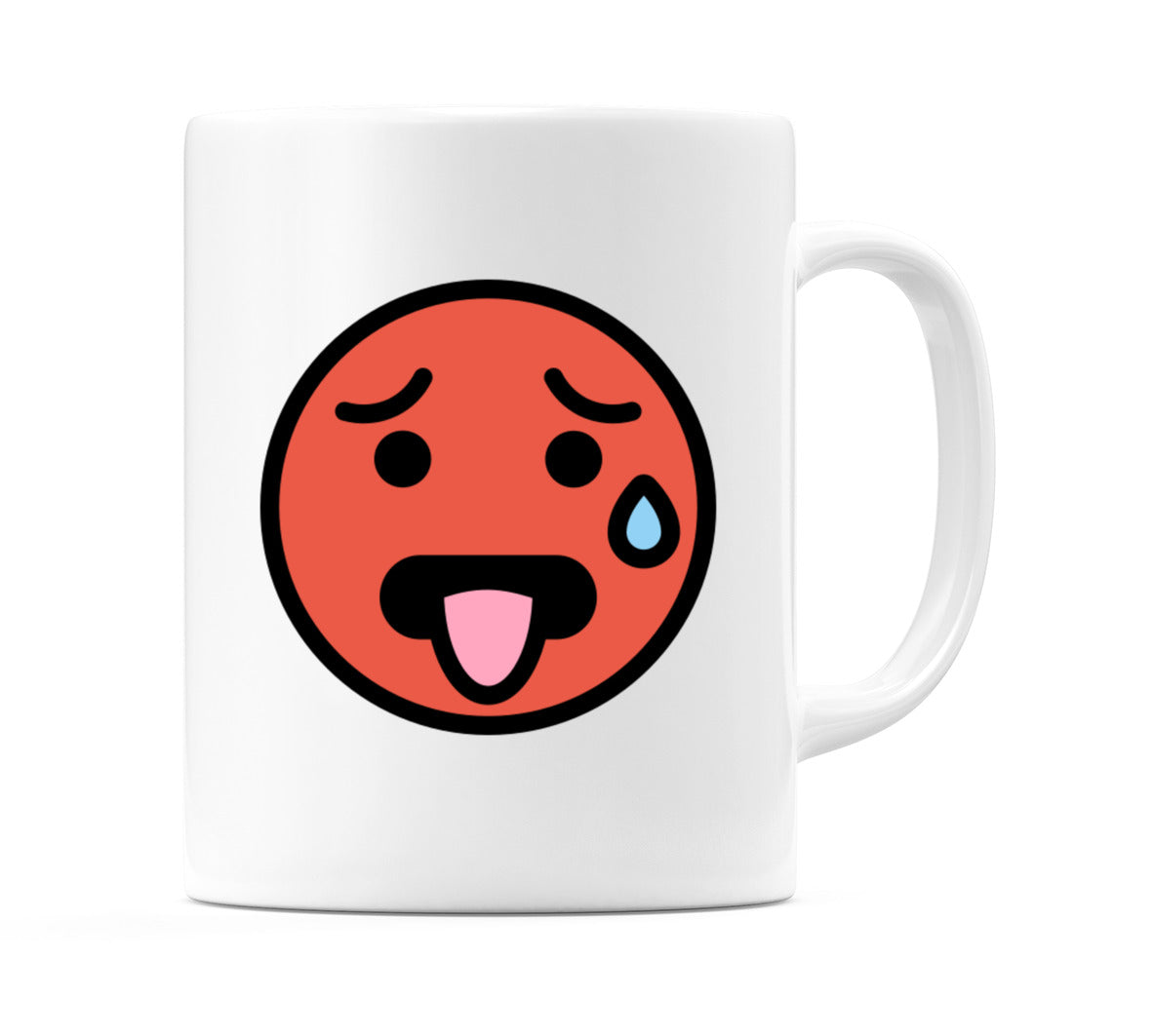 Hot Face Emoji Mug