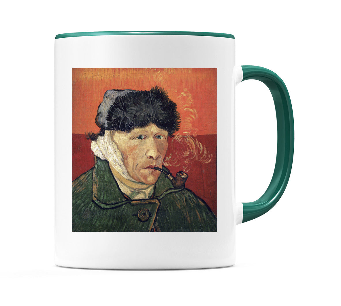 Self Portrait with Bandaged Ear and Pipe (1889) Mug