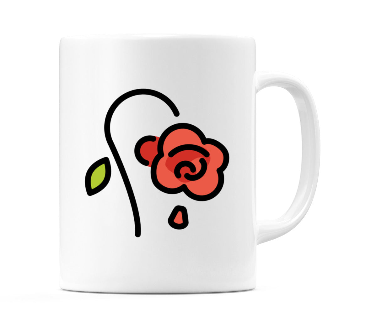 Wilted Flower Emoji Mug
