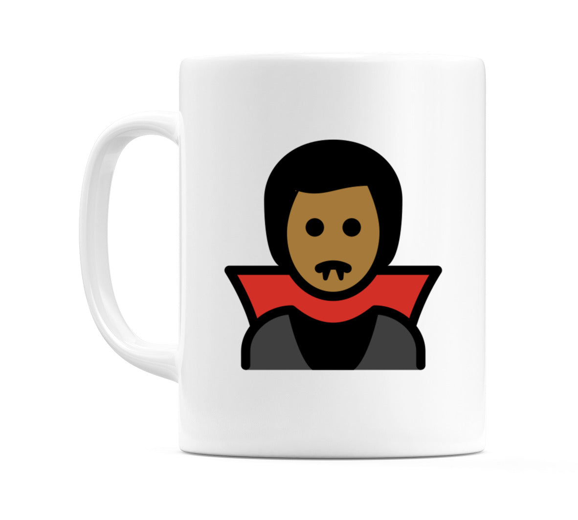 Male Vampire: Medium-Dark Skin Tone Emoji Mug