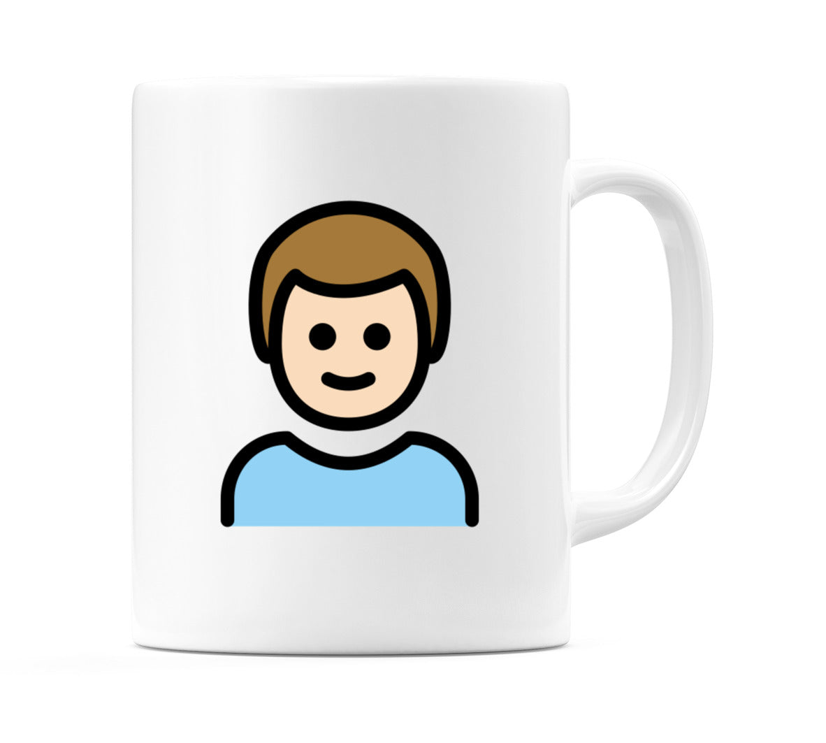 Boy: Light Skin Tone Emoji Mug