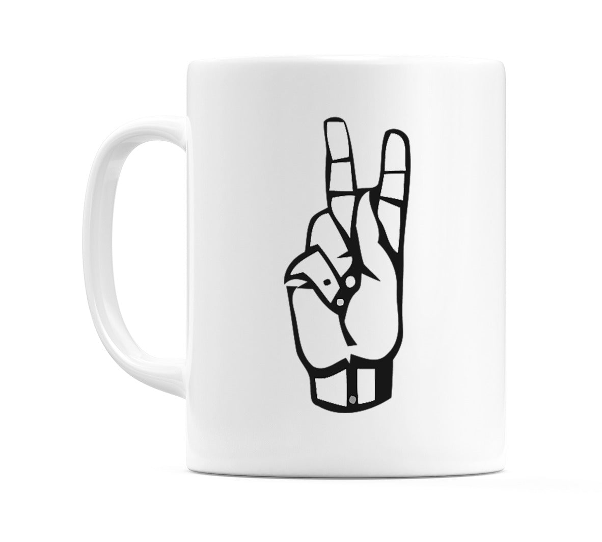 US Sign Language Letter K Mug