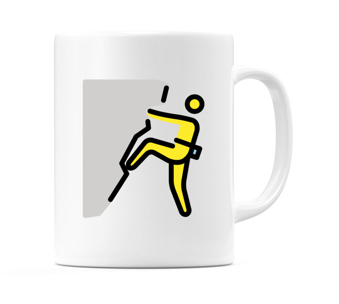 Male Climbing Emoji Mug