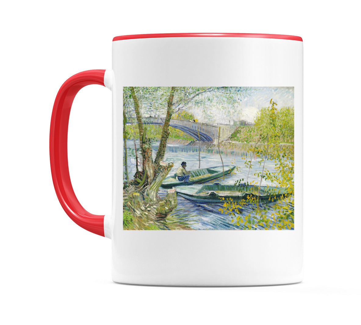 Fishing in Spring, the Pont de Clichy (1887) Mug