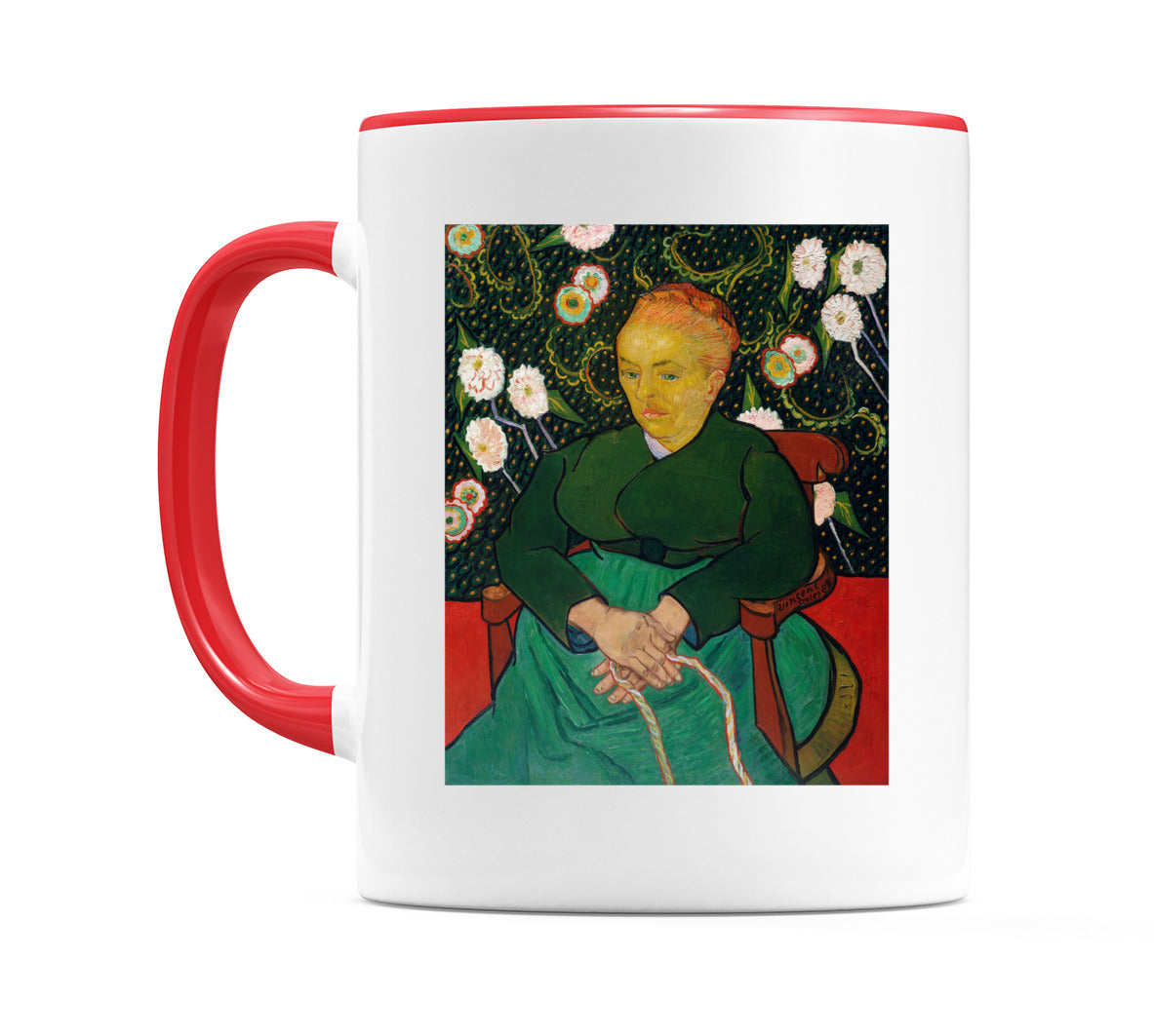 The Berceuse, Woman Rocking a Cradle (1889) Mug
