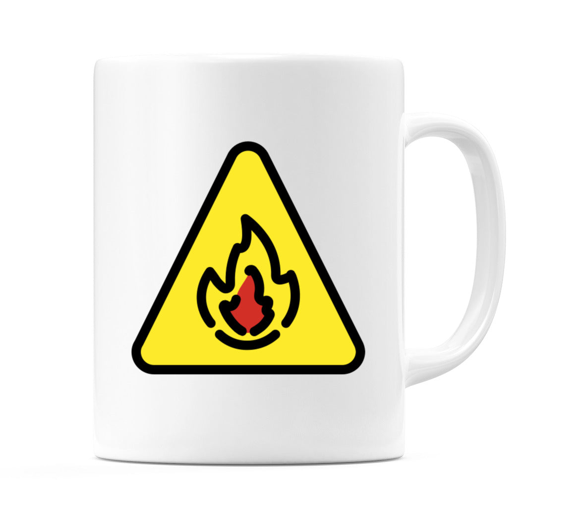 Warning Fire Emoji Mug