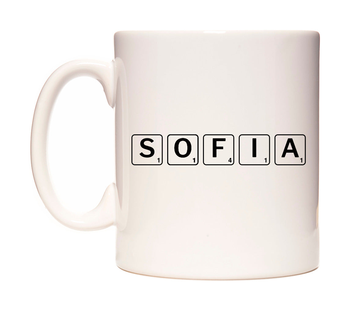 Sofia - Scrabble Themed Mug
