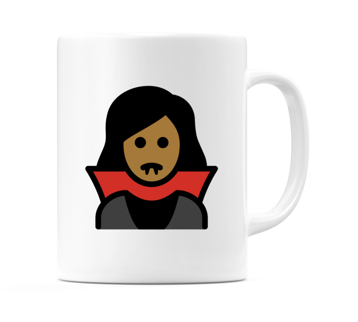 Female Vampire: Medium-Dark Skin Tone Emoji Mug