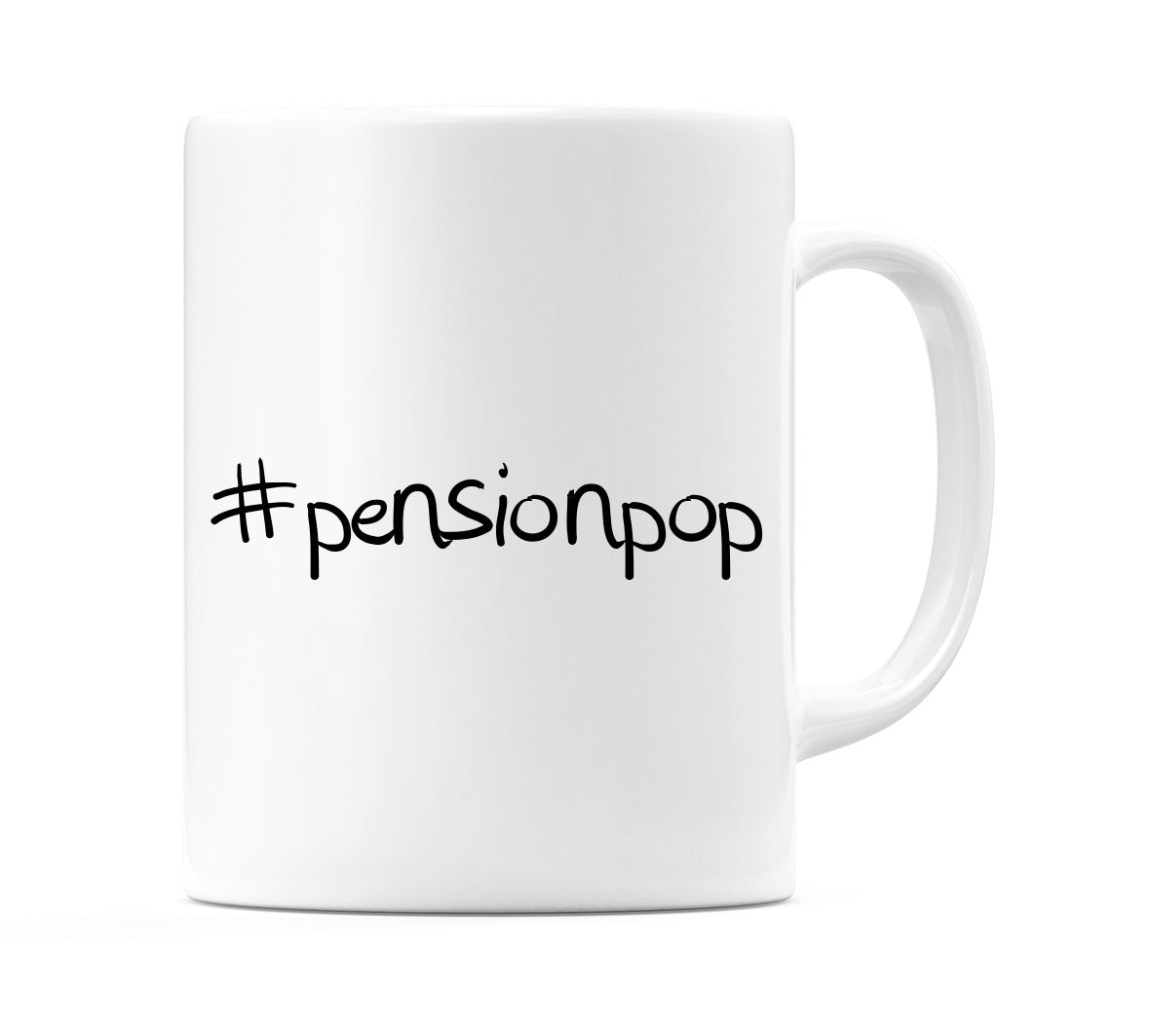 #pensionpop Mug