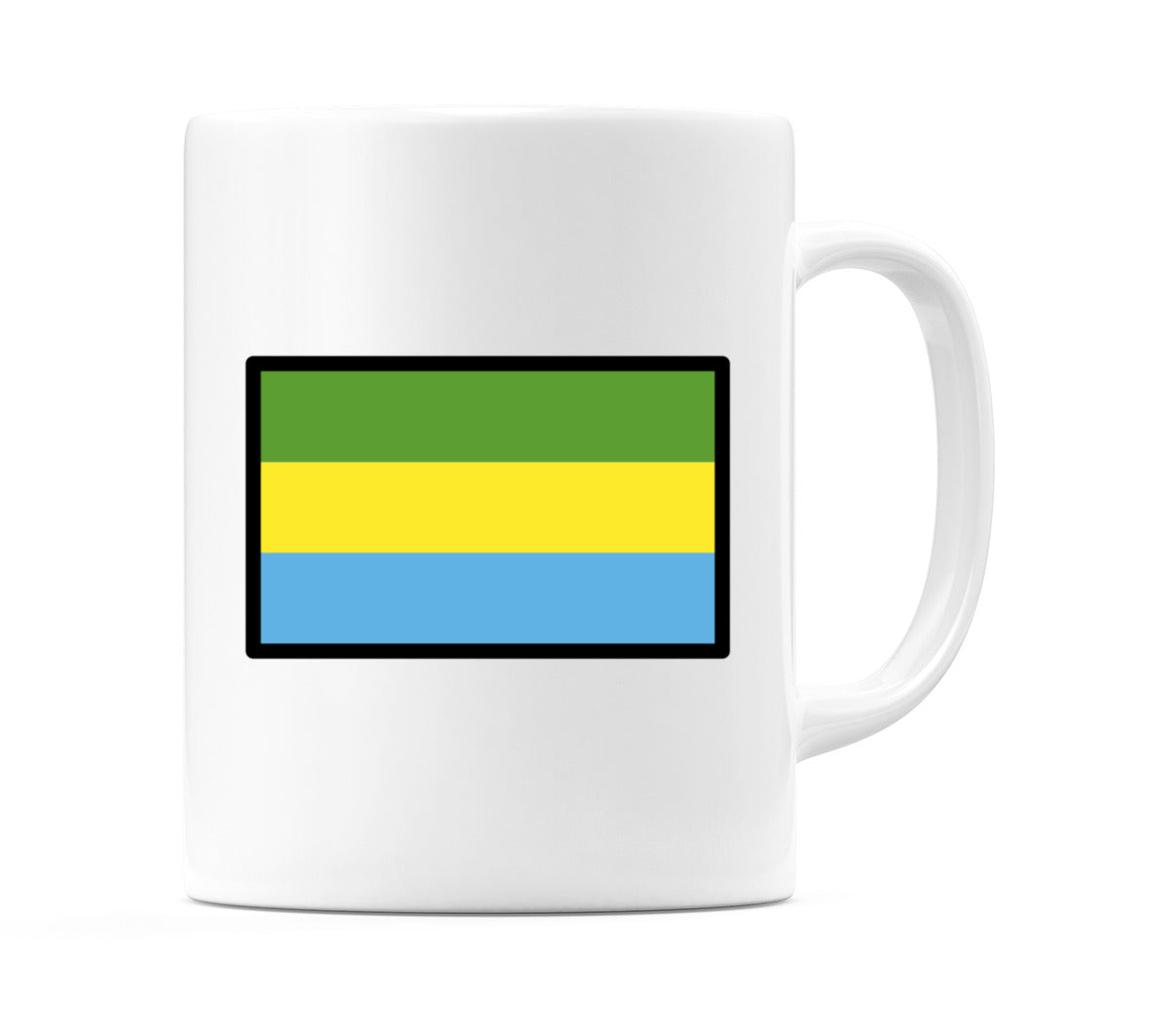 Gabon Flag Emoji Mug