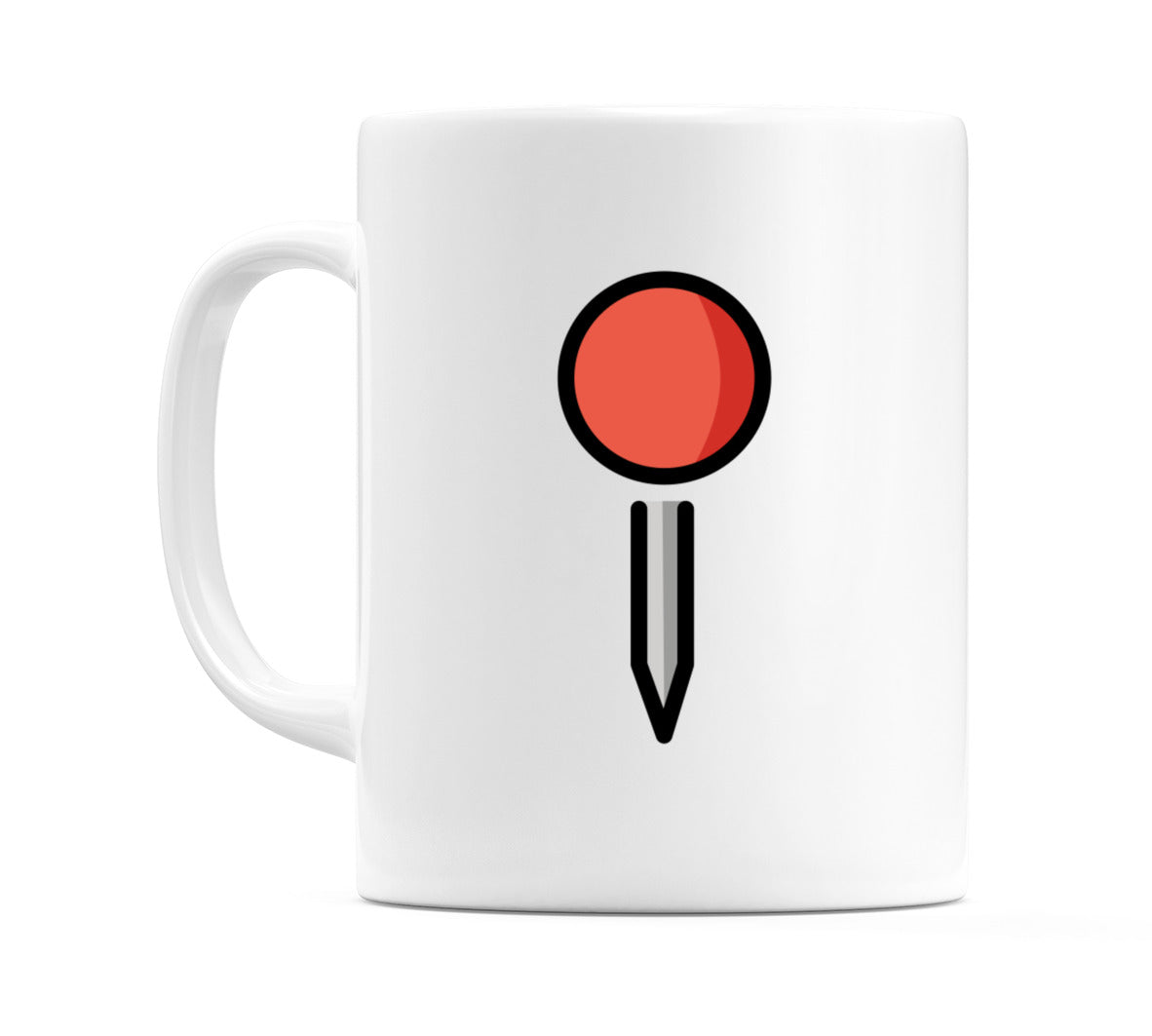 Round Pushpin Emoji Mug
