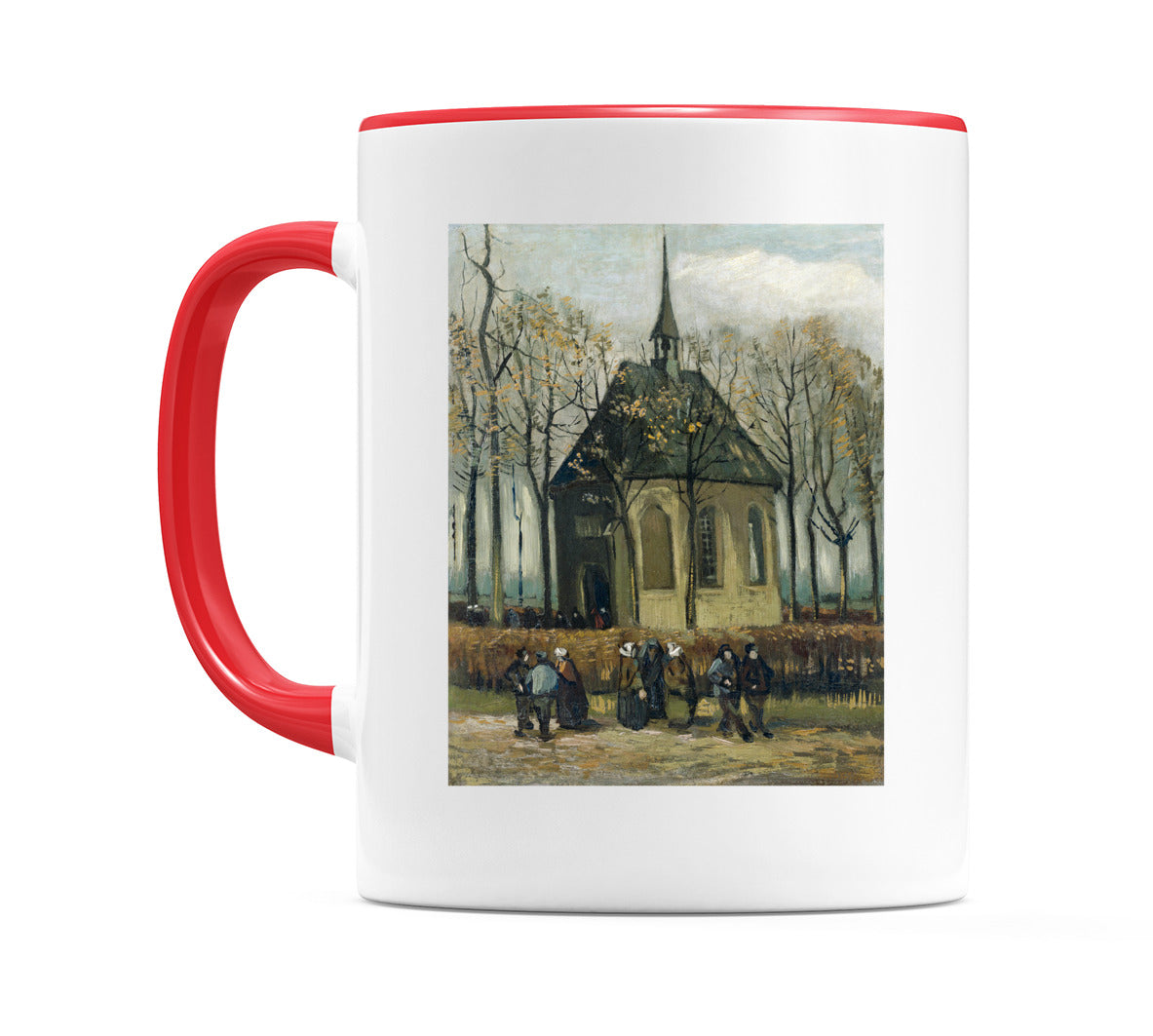Congregation Leaving the Reformed Church in Nuenen (1884) Mug