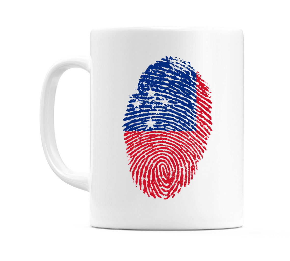 Samoa Finger Print Flag Mug