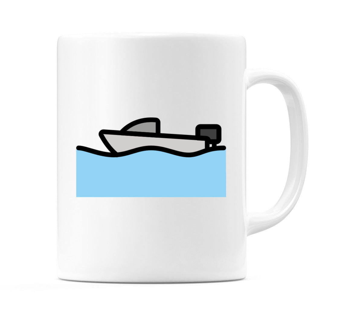 Motor Boat Emoji Mug