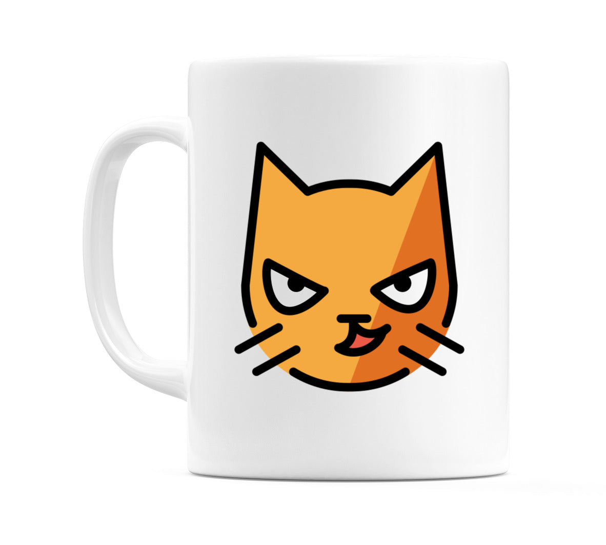 Cat With Wry Smile Emoji Mug