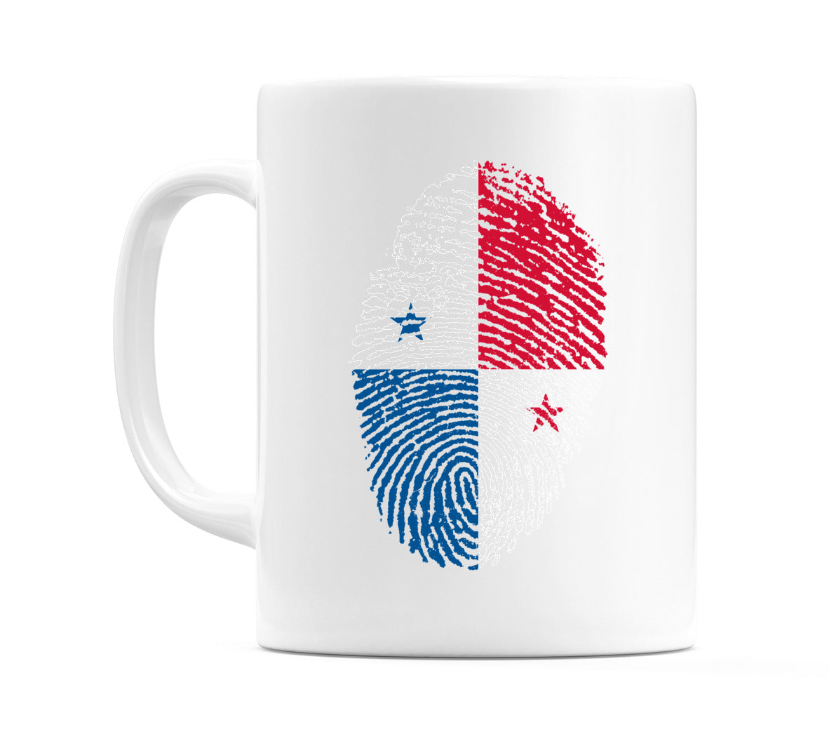 Panama Finger Print Flag Mug