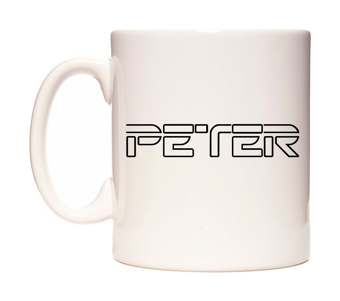 Peter - Tron Themed Mug