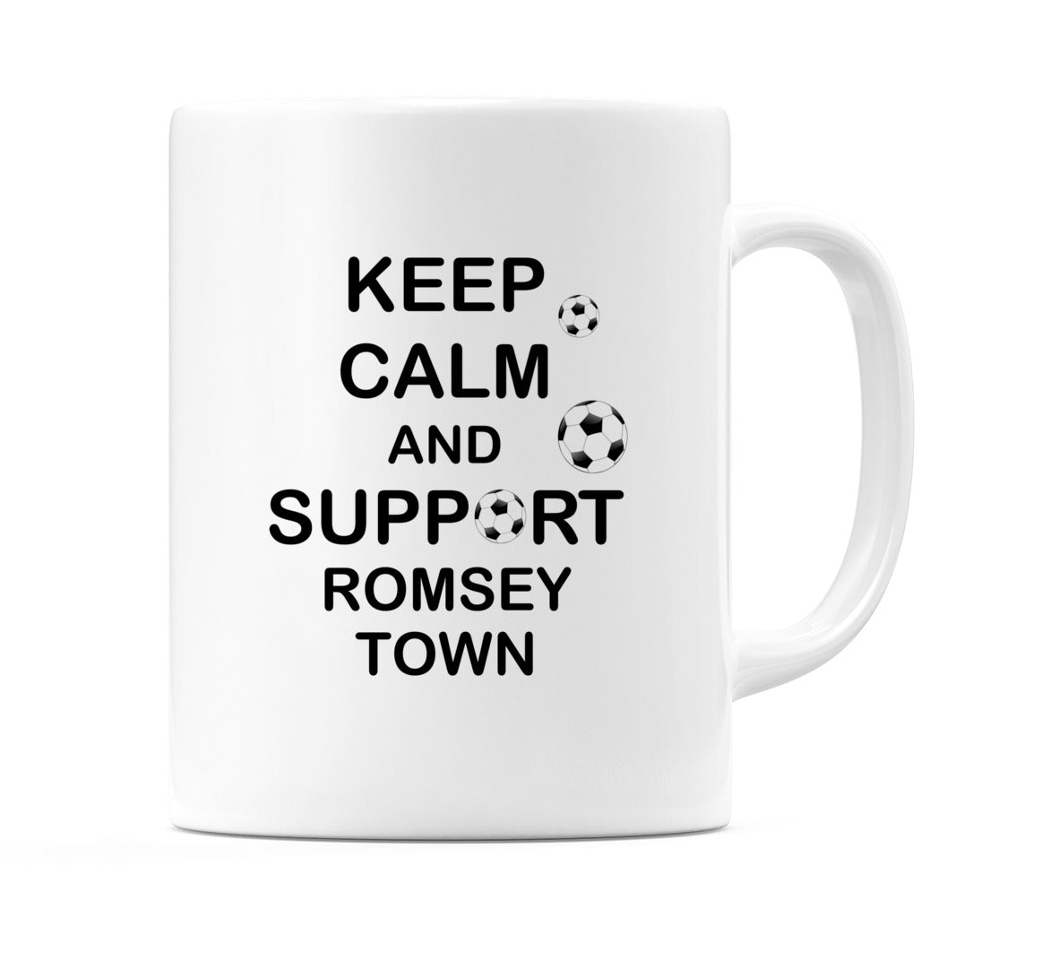 Keep Calm And Support Romsey Town Mug
