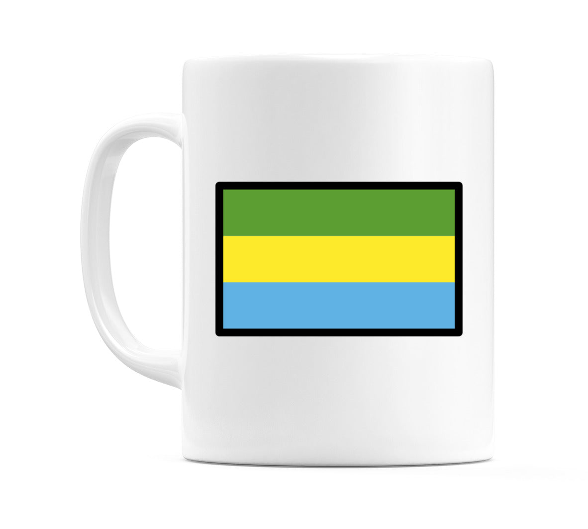 Gabon Flag Emoji Mug