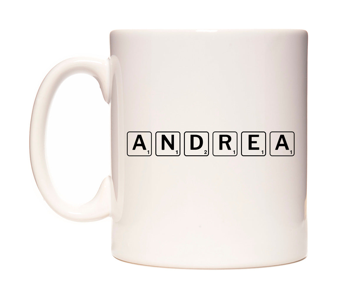 Andrea - Scrabble Themed Mug