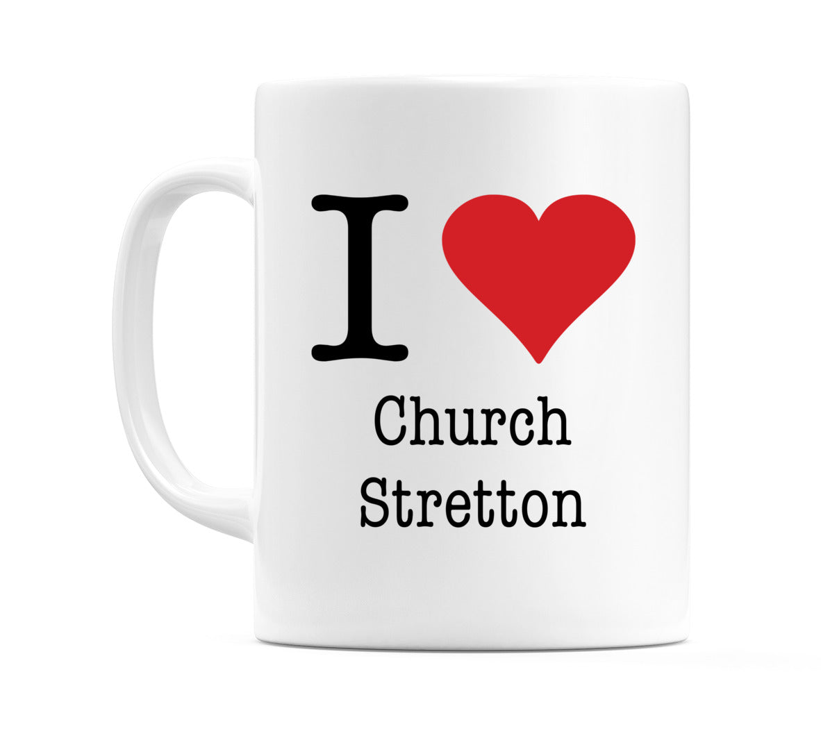 I Love Church Stretton Mug