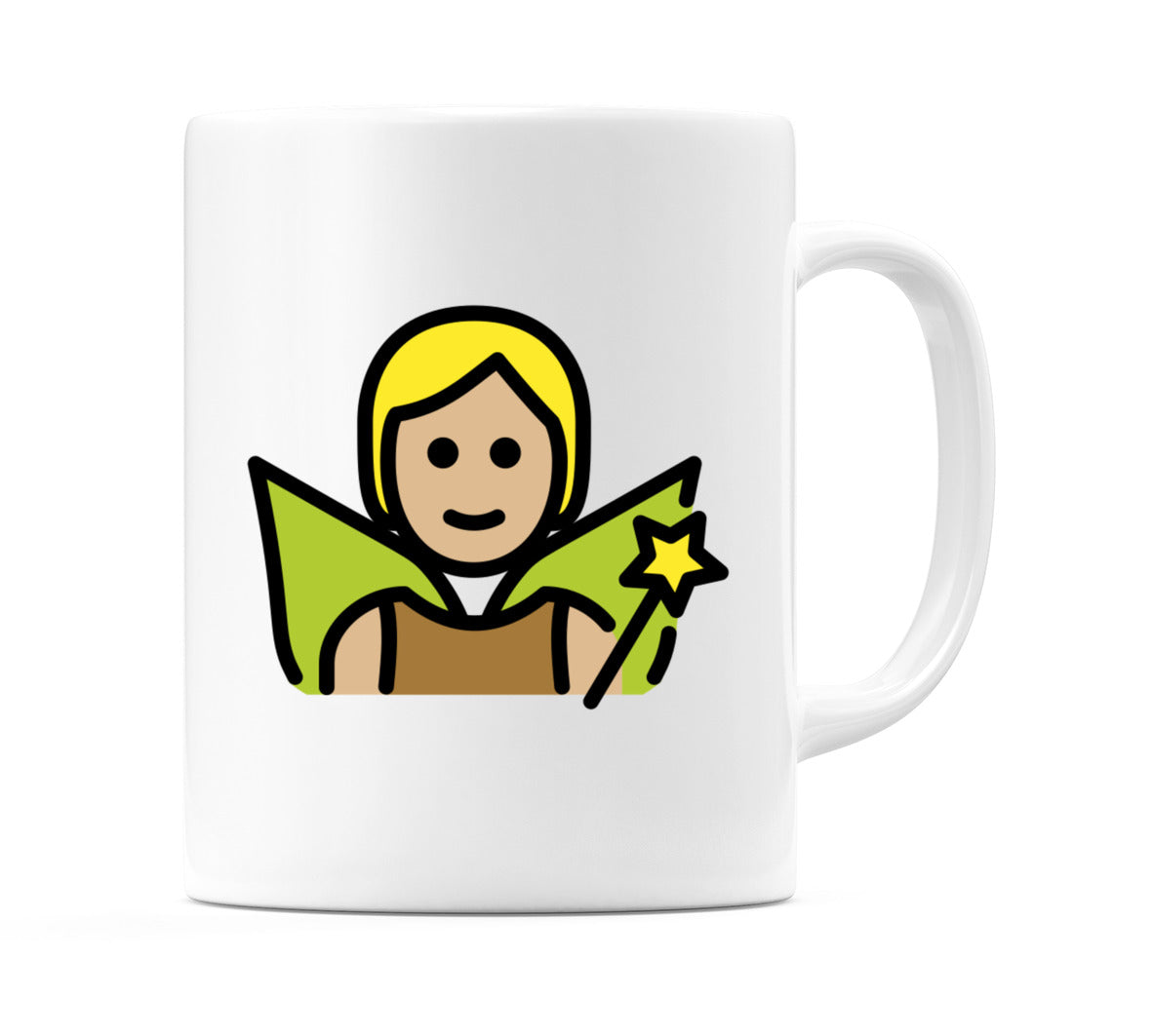 Fairy: Medium-Light Skin Tone Emoji Mug