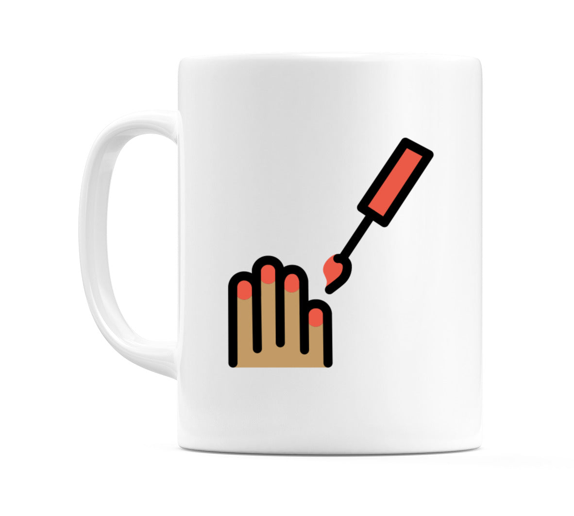 Nail Polish: Medium Skin Tone Emoji Mug