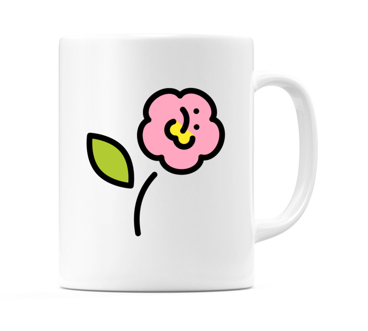 Hibiscus Emoji Mug