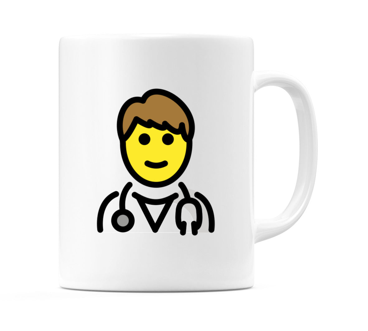 Male Health Worker Emoji Mug