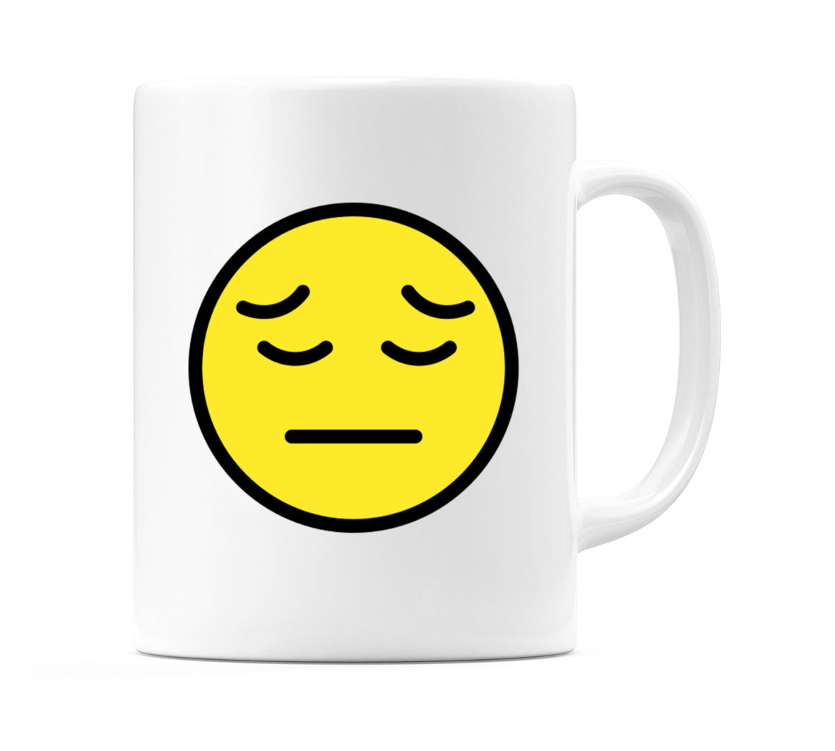 Pensive Face Emoji Mug