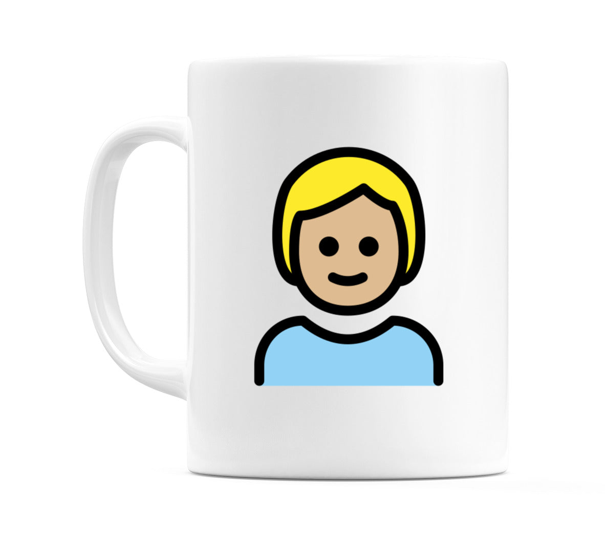 Child: Medium-Light Skin Tone Emoji Mug