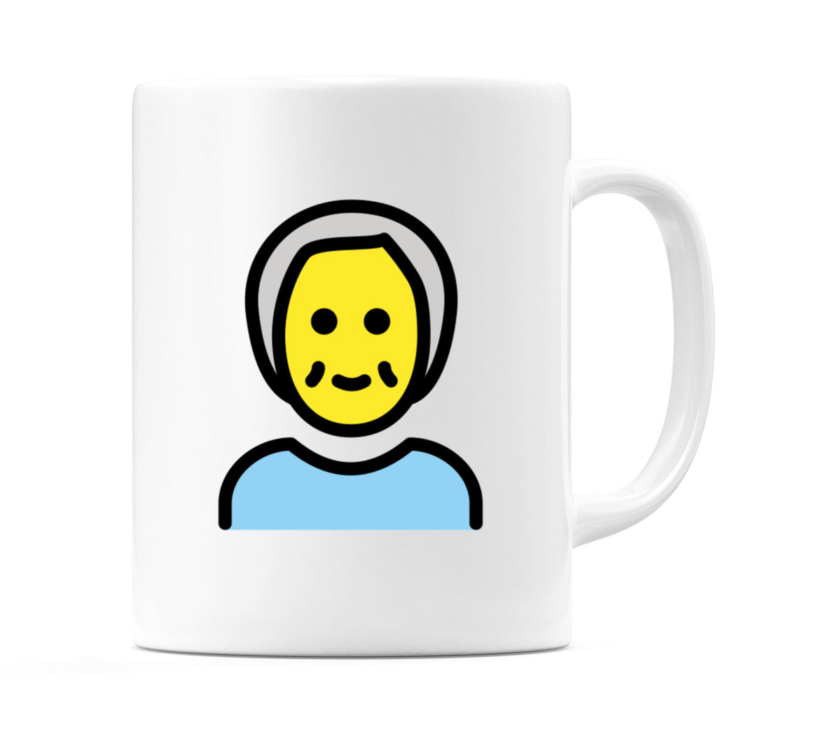Older Person Emoji Mug