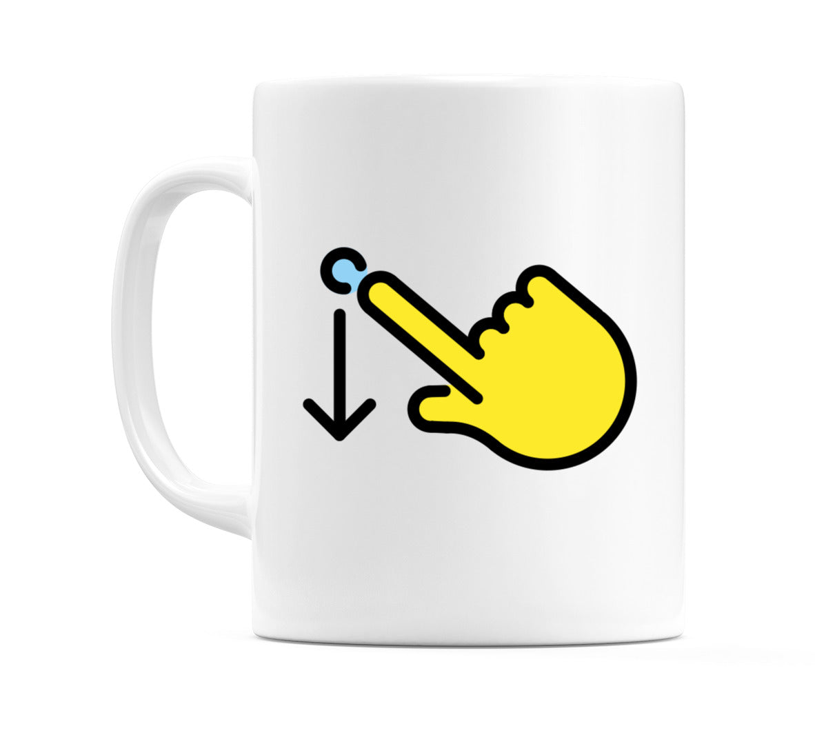 Swipe Down Emoji Mug
