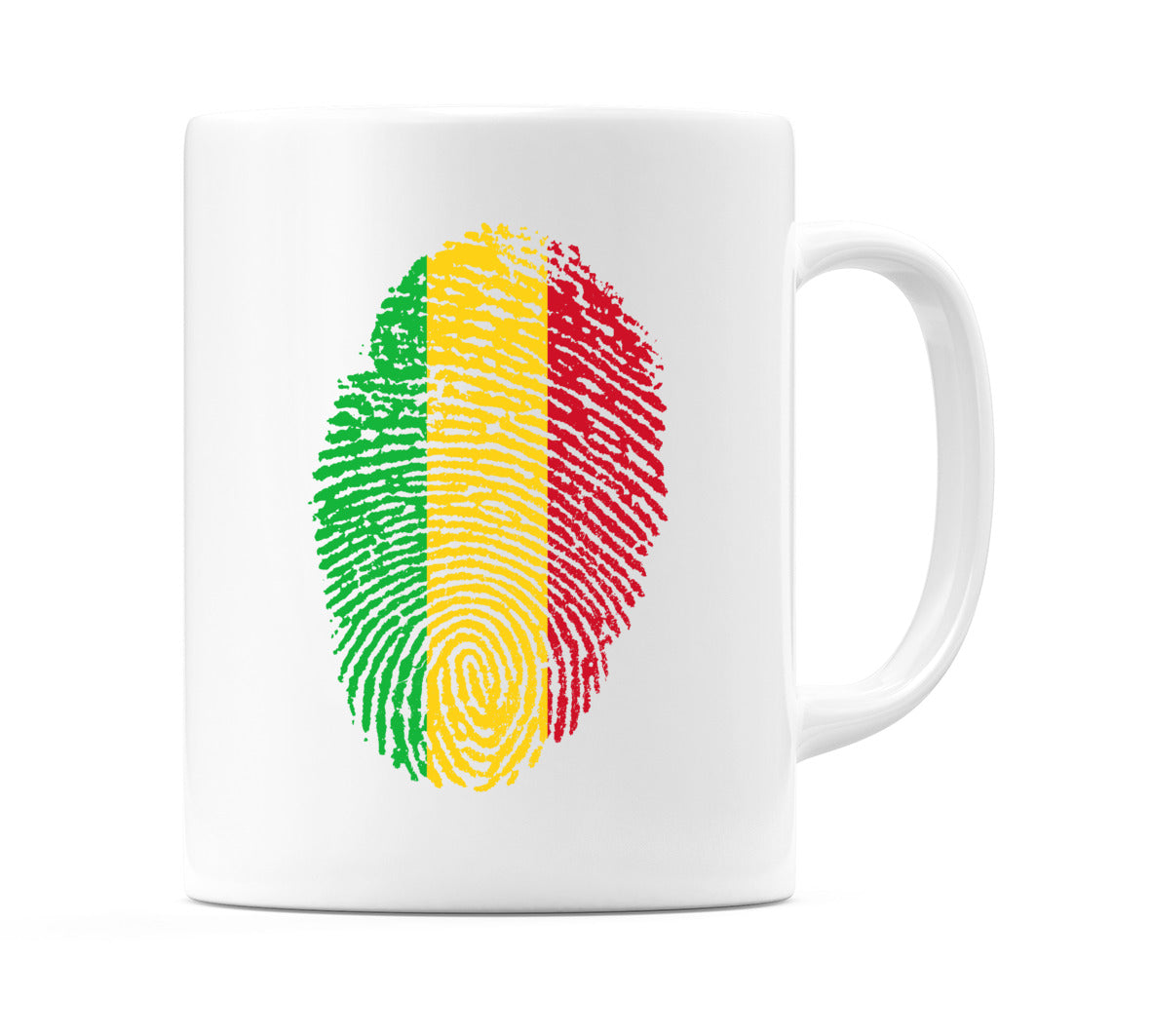 Mali Finger Print Flag Mug