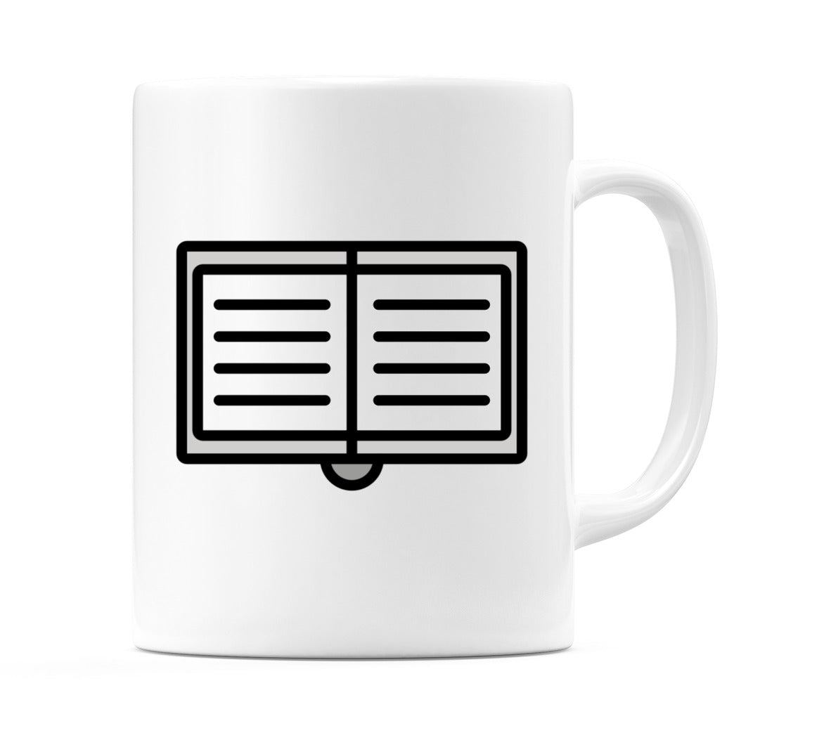 Open Book Emoji Mug