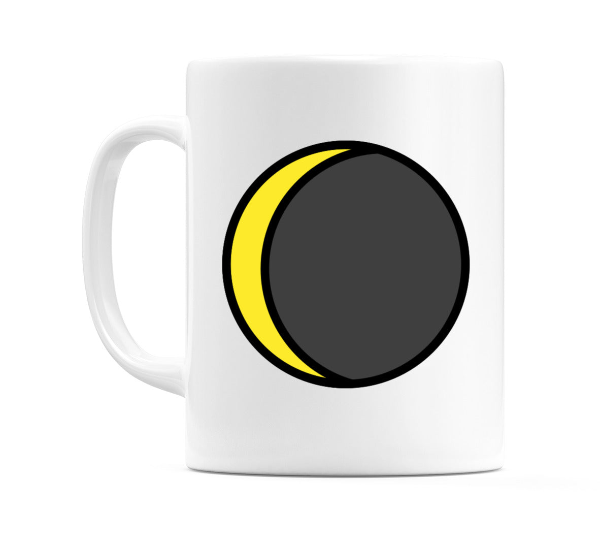 Waning Crescent Moon Emoji Mug