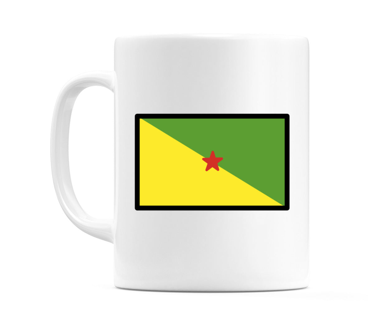 French Guiana Flag Emoji Mug