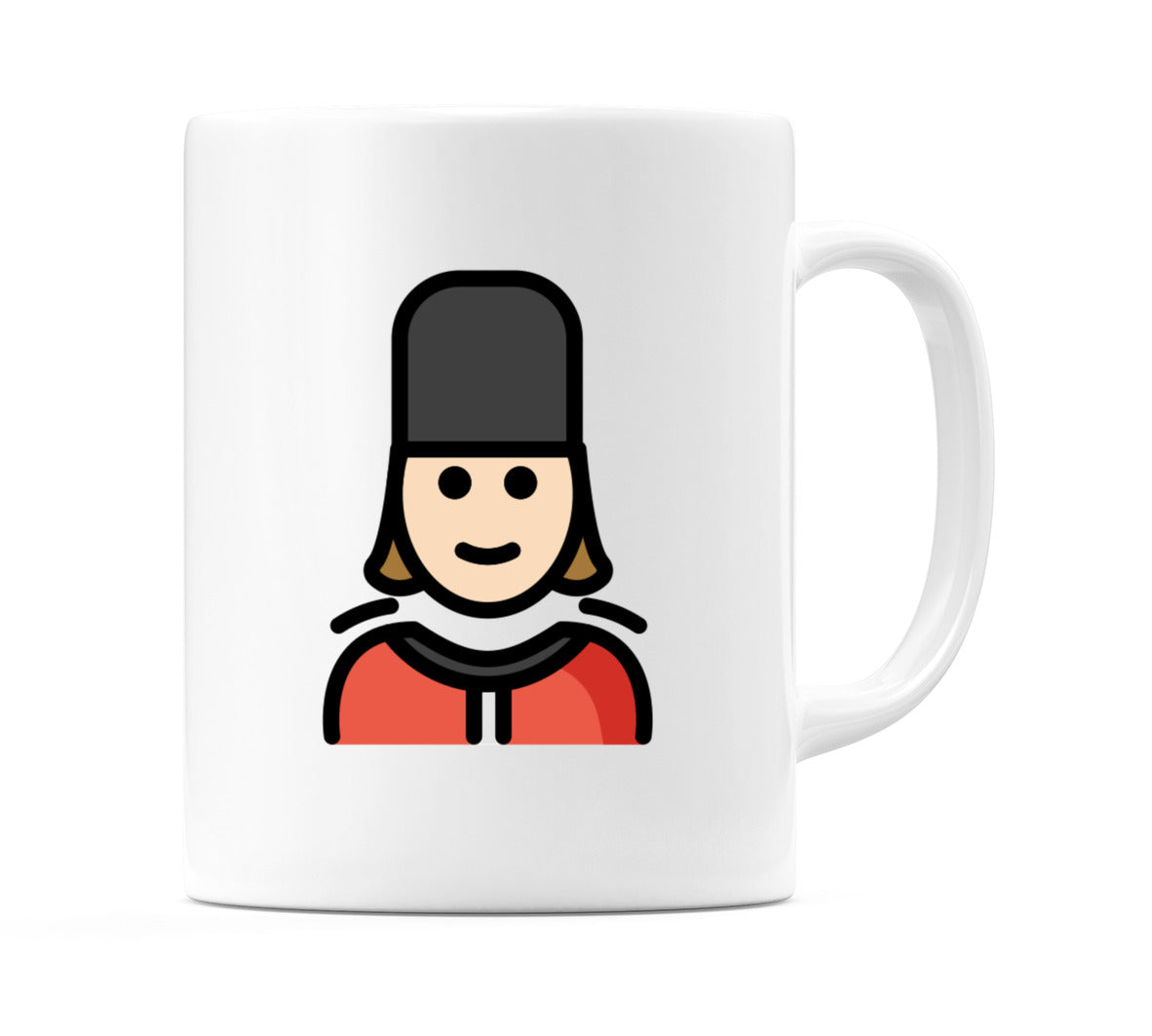 Female Guard: Light Skin Tone Emoji Mug