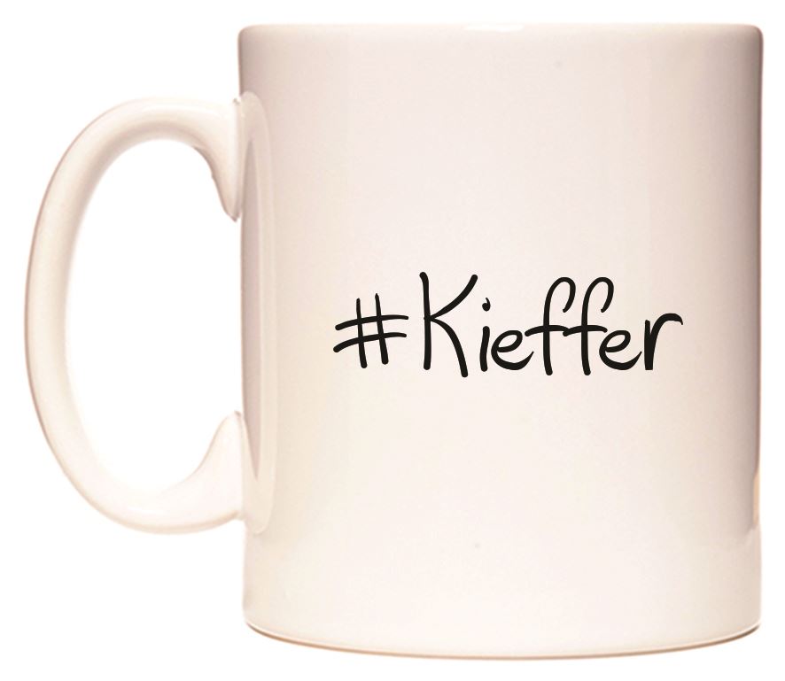 This mug features #Kieffer