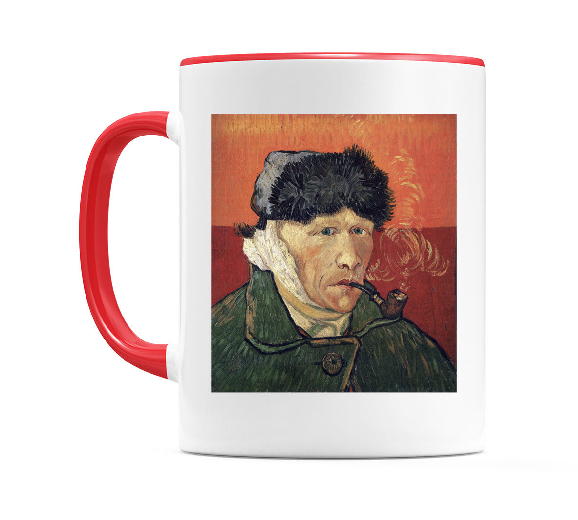 Self Portrait with Bandaged Ear and Pipe (1889) Mug