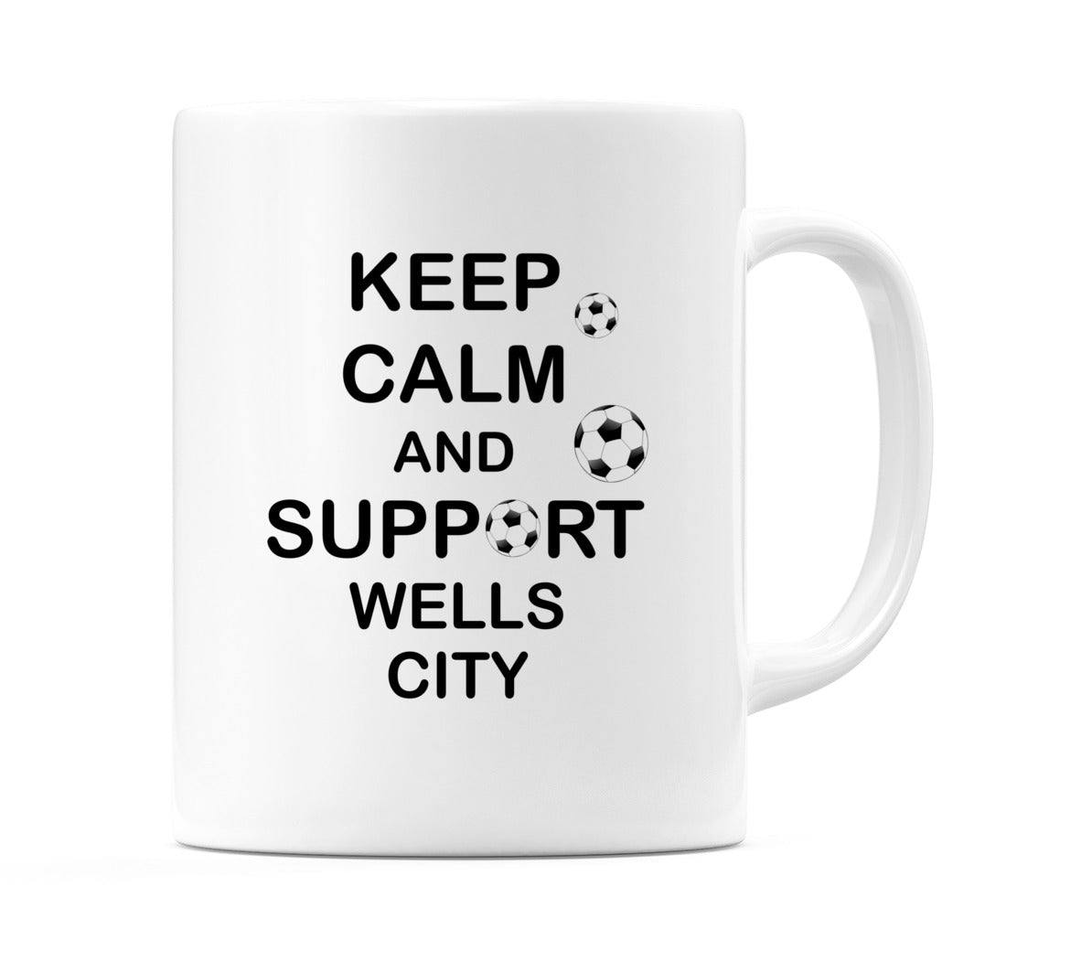Keep Calm And Support Wells City Mug