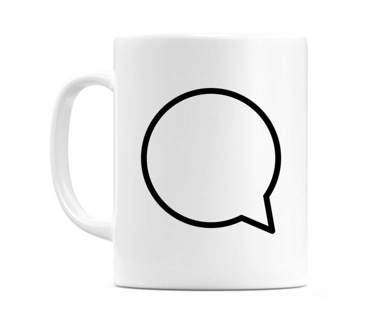 Left Speech Bubble Emoji Mug